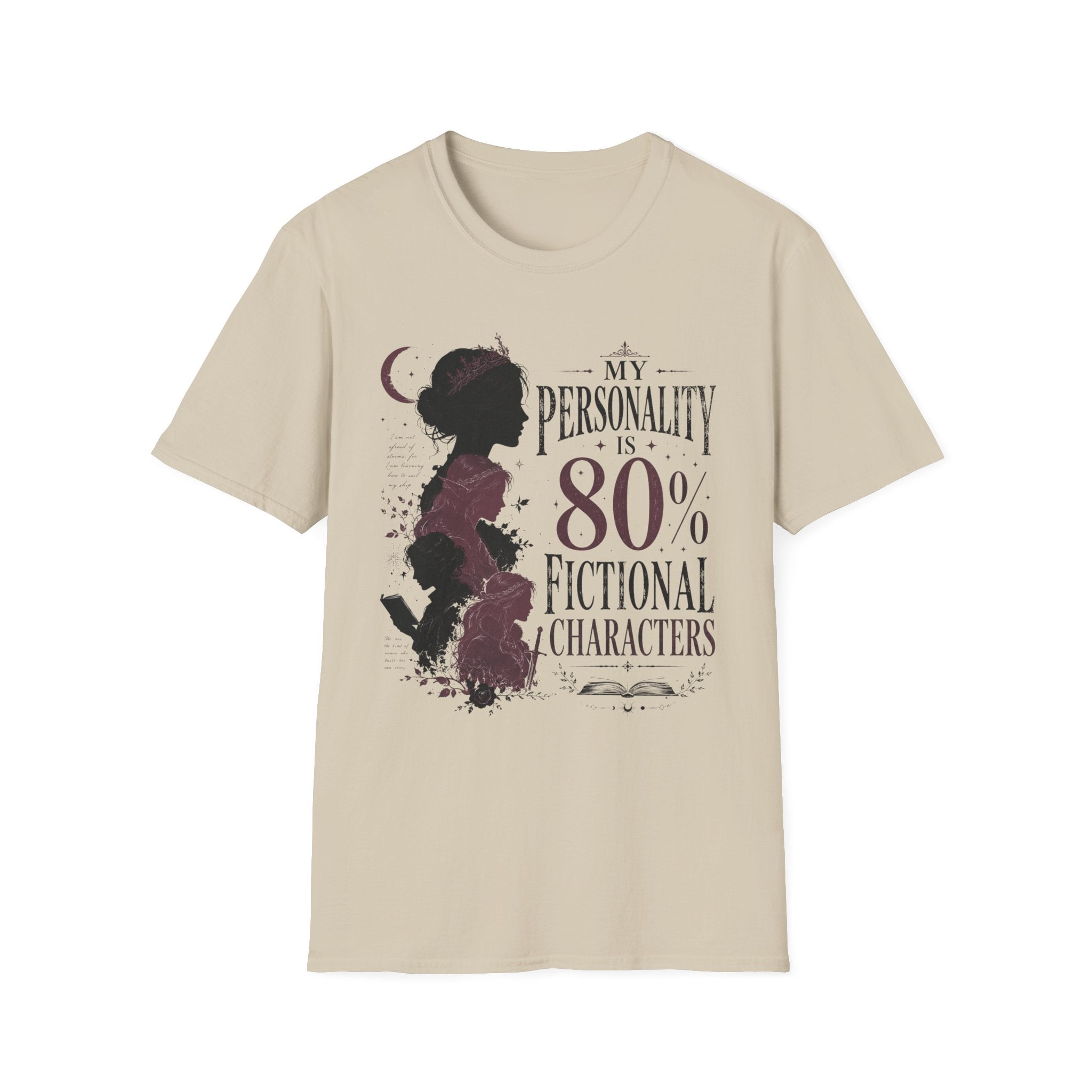 My Personality is 80% Fictional Characters T-Shirt