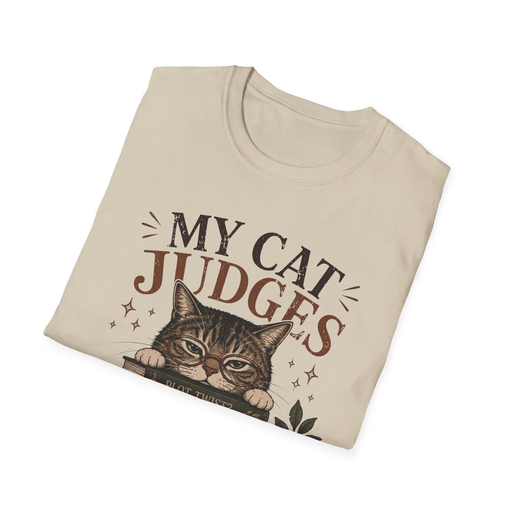 My Cat Judges My Book Choices T-Shirt