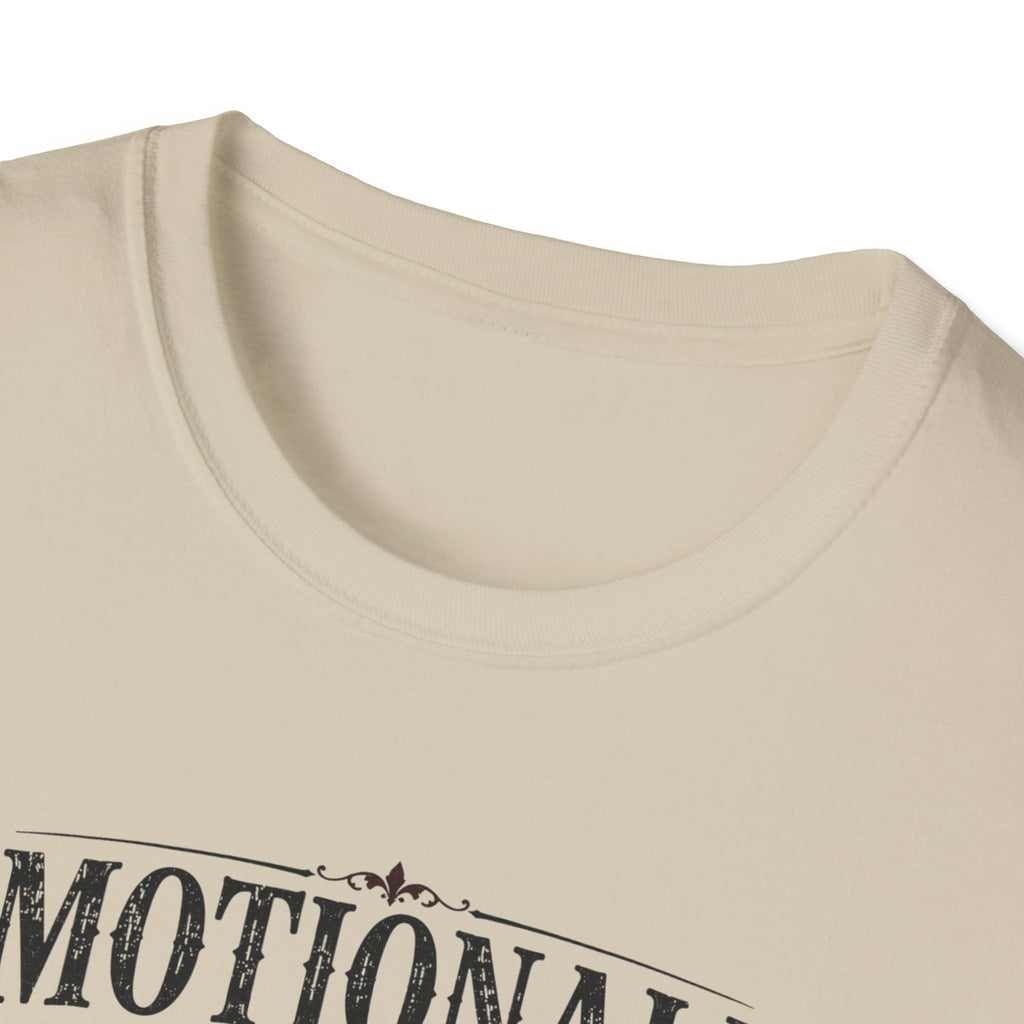Emotionally Damaged By Fictional Men T-Shirt