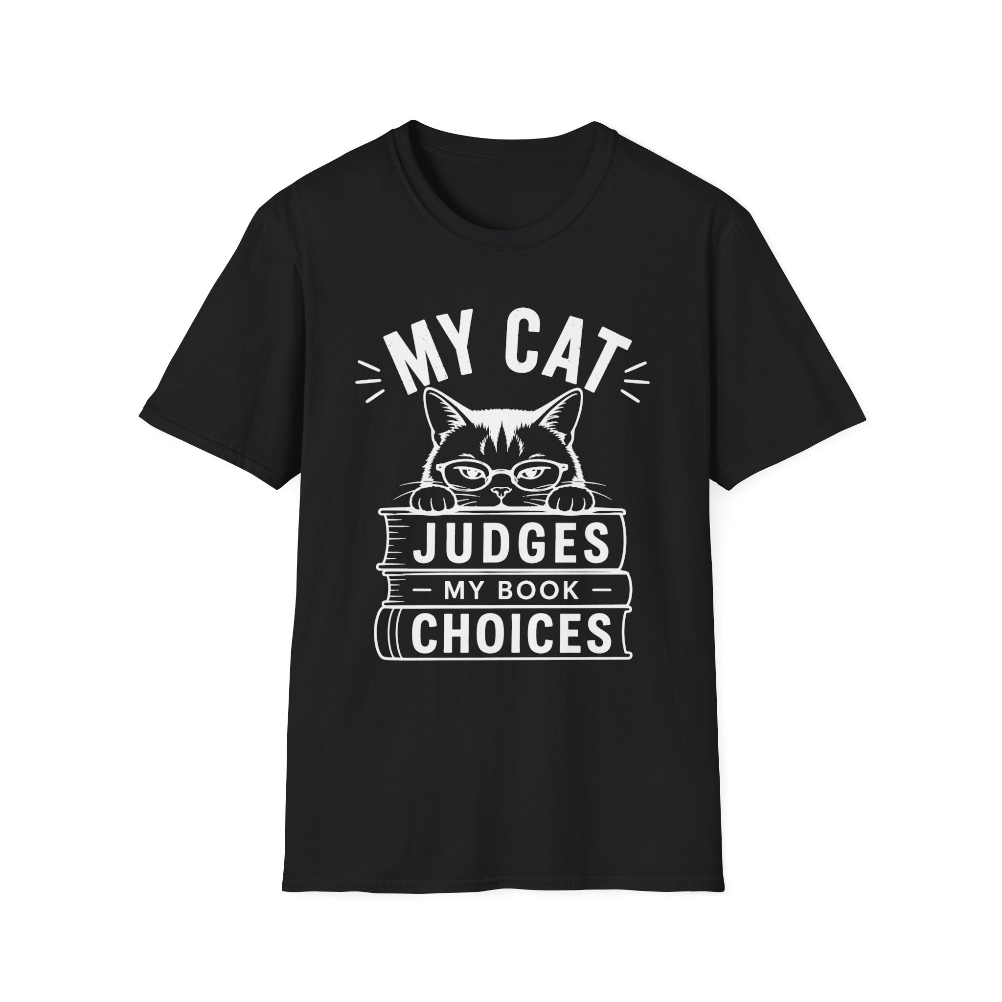 My Cat Judges My Book Choices T-Shirt