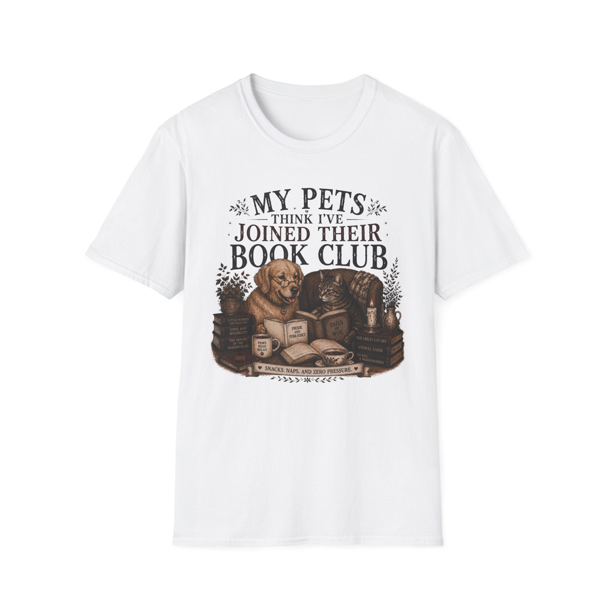 My Pets Think I've Joined Their Book Club T-Shirt