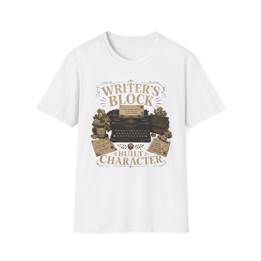 Writer's Block Built Character T-Shirt