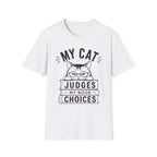 My Cat Judges My Book Choices T-Shirt