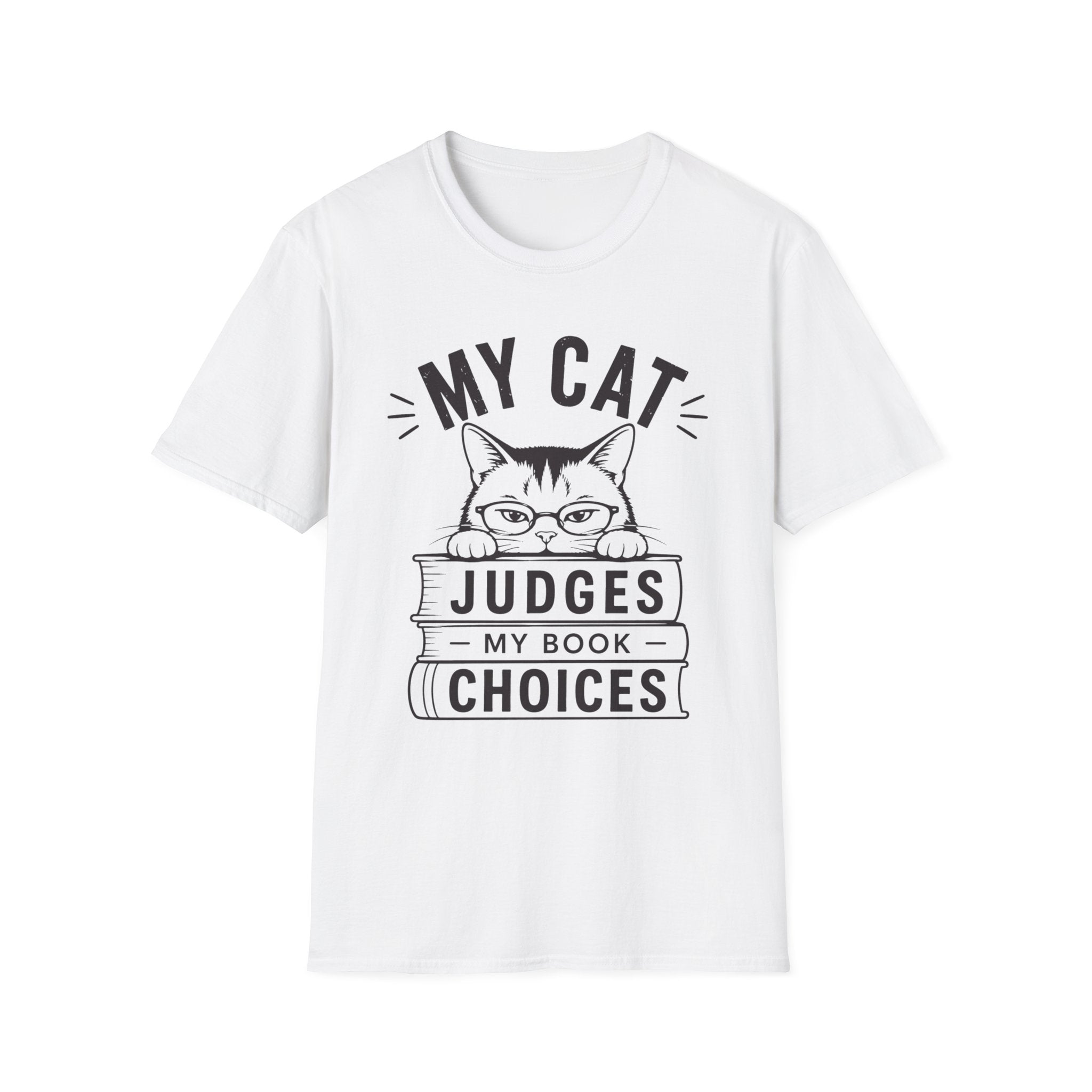 My Cat Judges My Book Choices T-Shirt