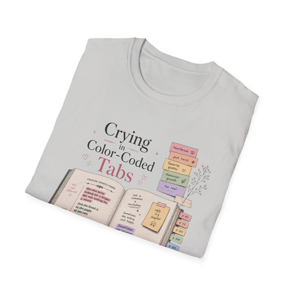 Crying in Color Coded Tabs T-Shirt