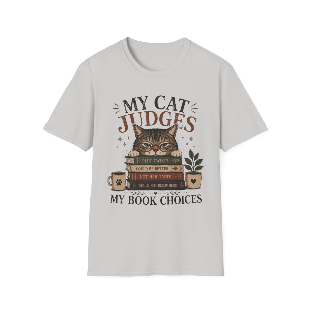 My Cat Judges My Book Choices T-Shirt