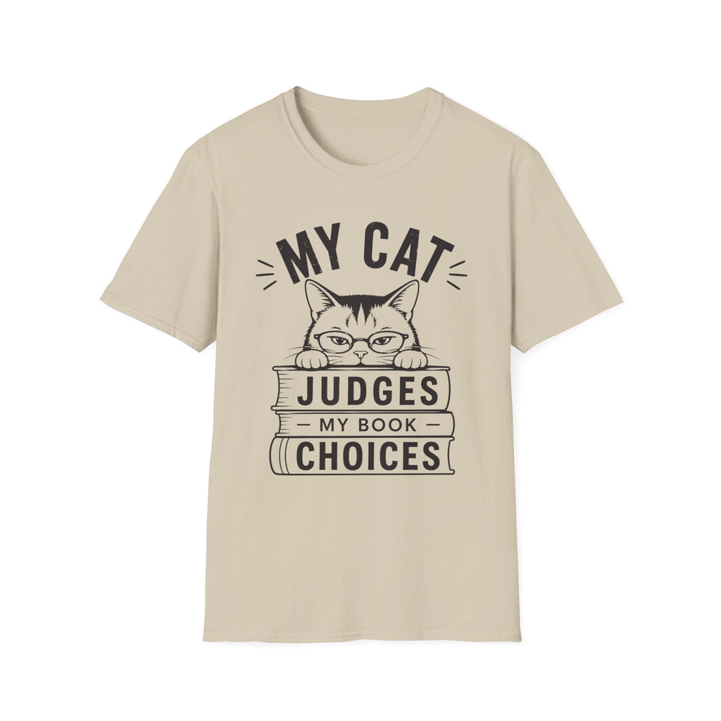 My Cat Judges My Book Choices T-Shirt