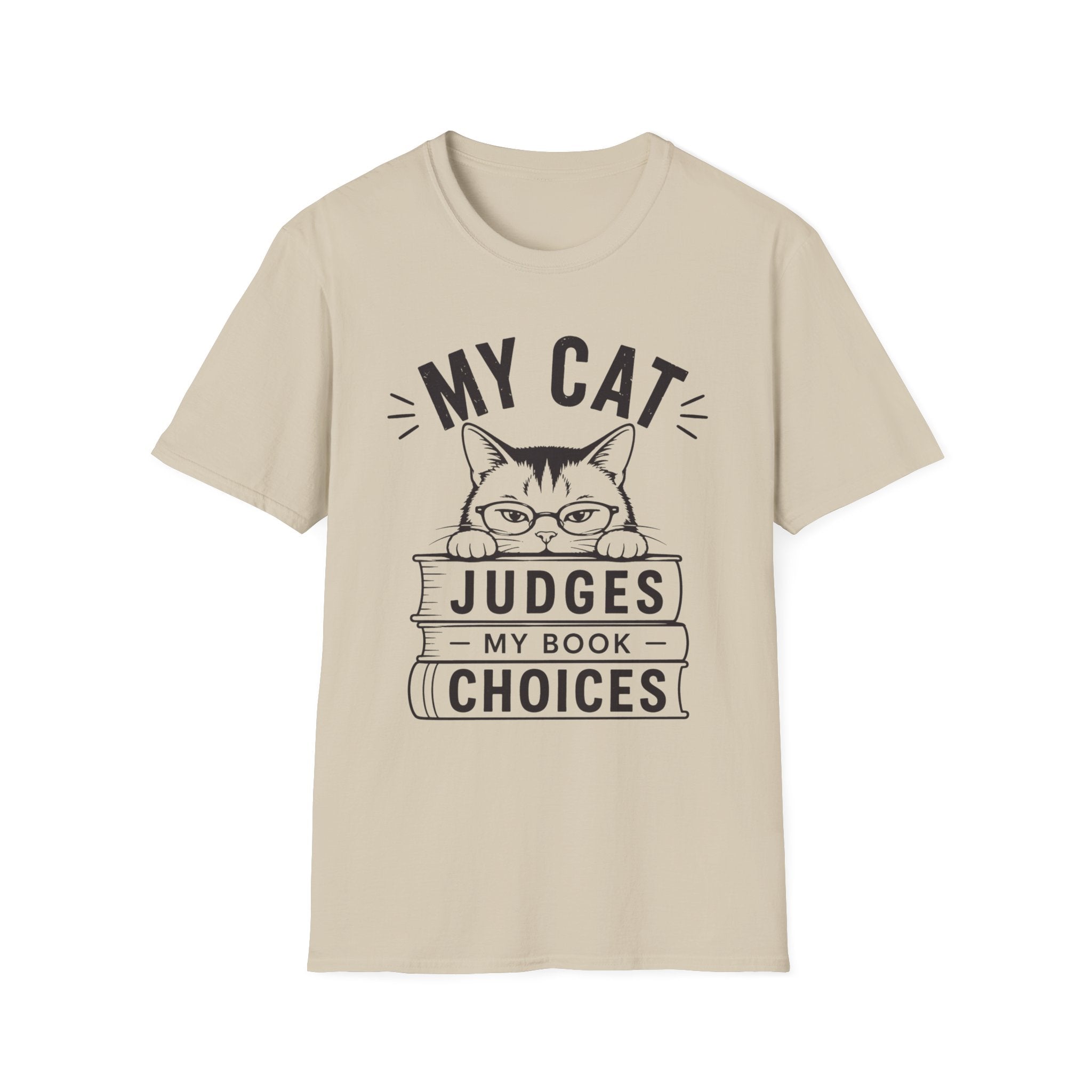 My Cat Judges My Book Choices T-Shirt