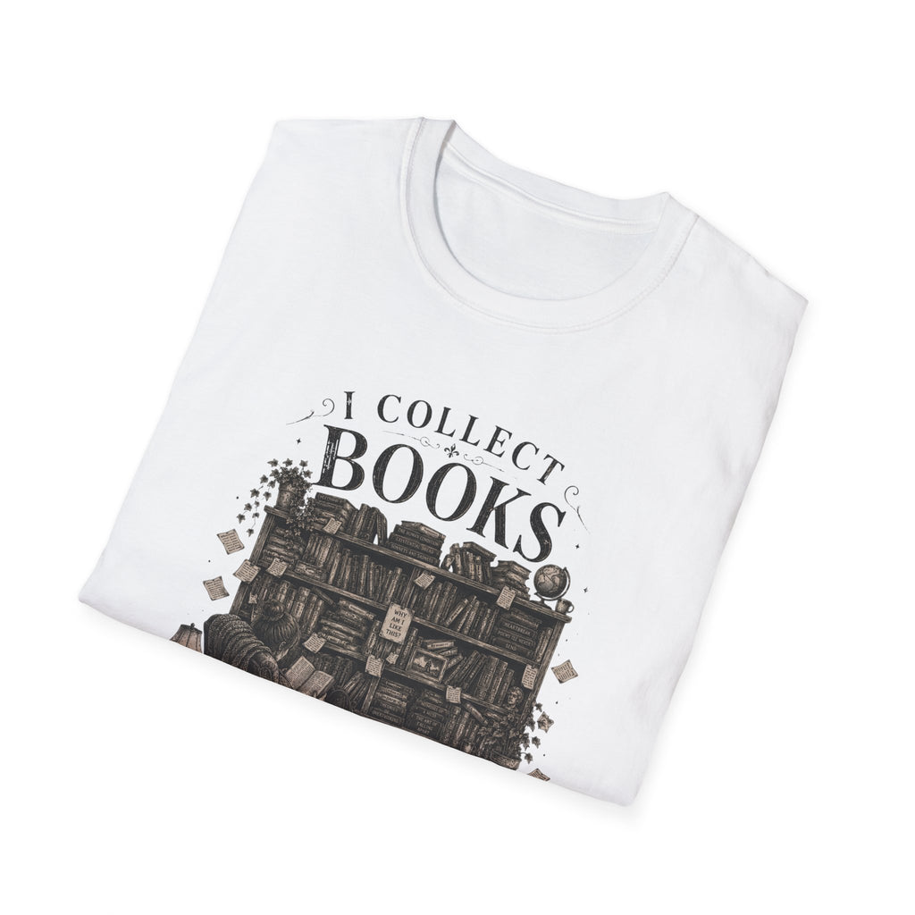 I Collect Books and Emotional Damage T-Shirt