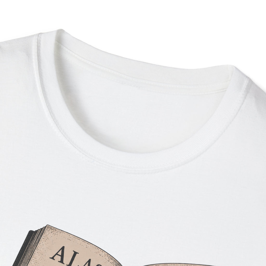 Alas I Have Read Too Much Skull T-Shirt