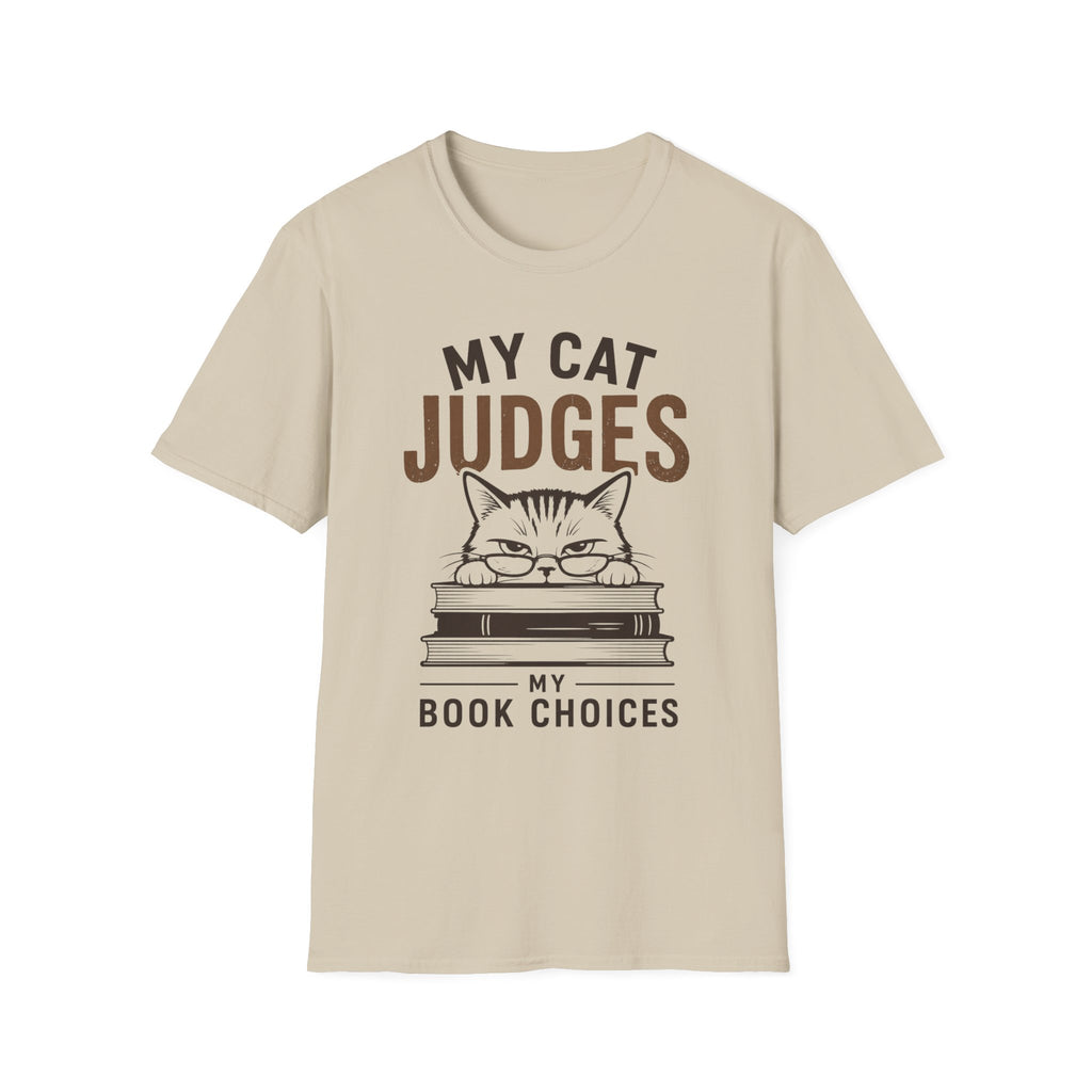 My Cat Judges My Book Choices T-Shirt