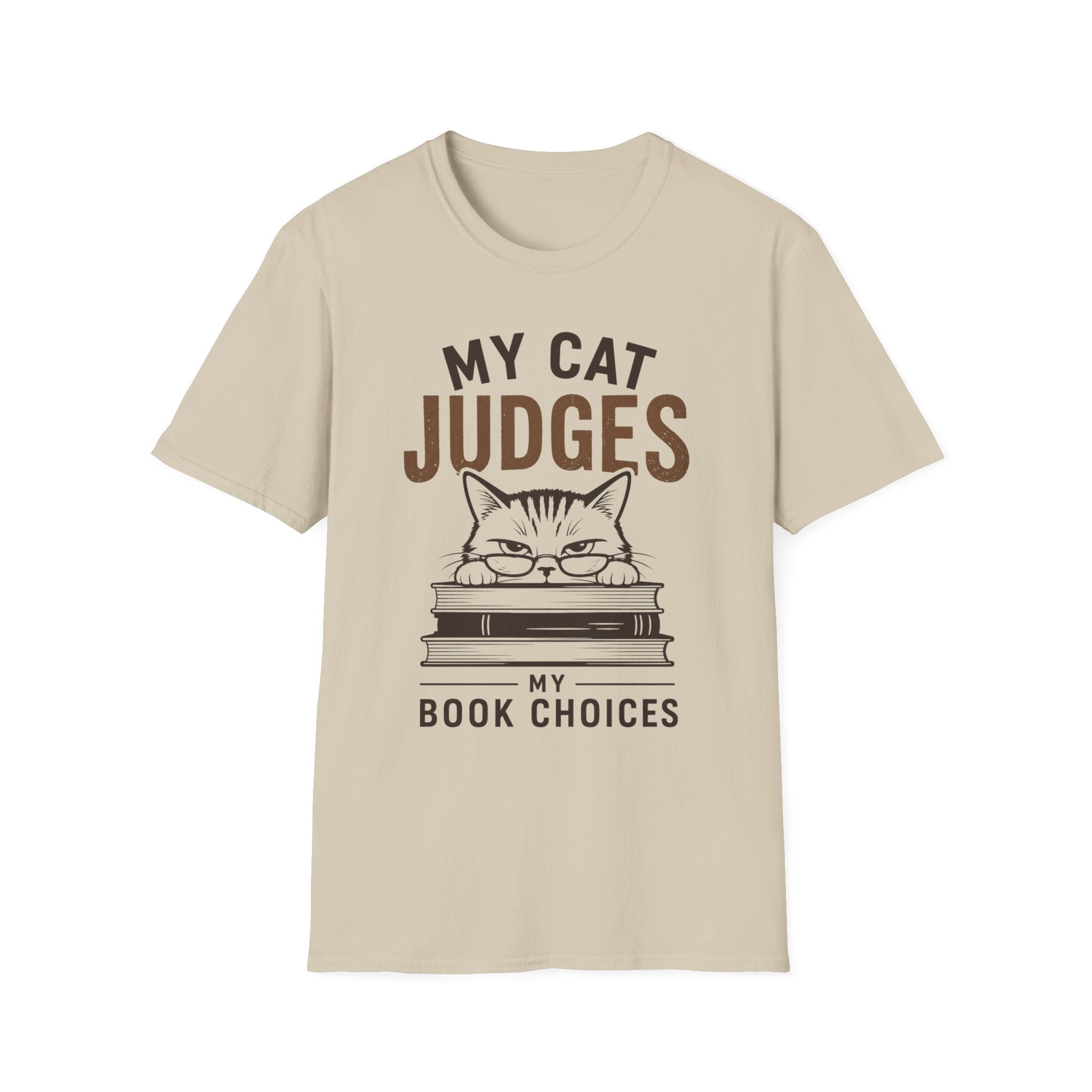 My Cat Judges My Book Choices T-Shirt