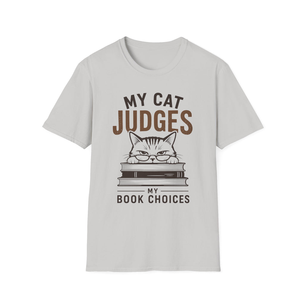 My Cat Judges My Book Choices T-Shirt