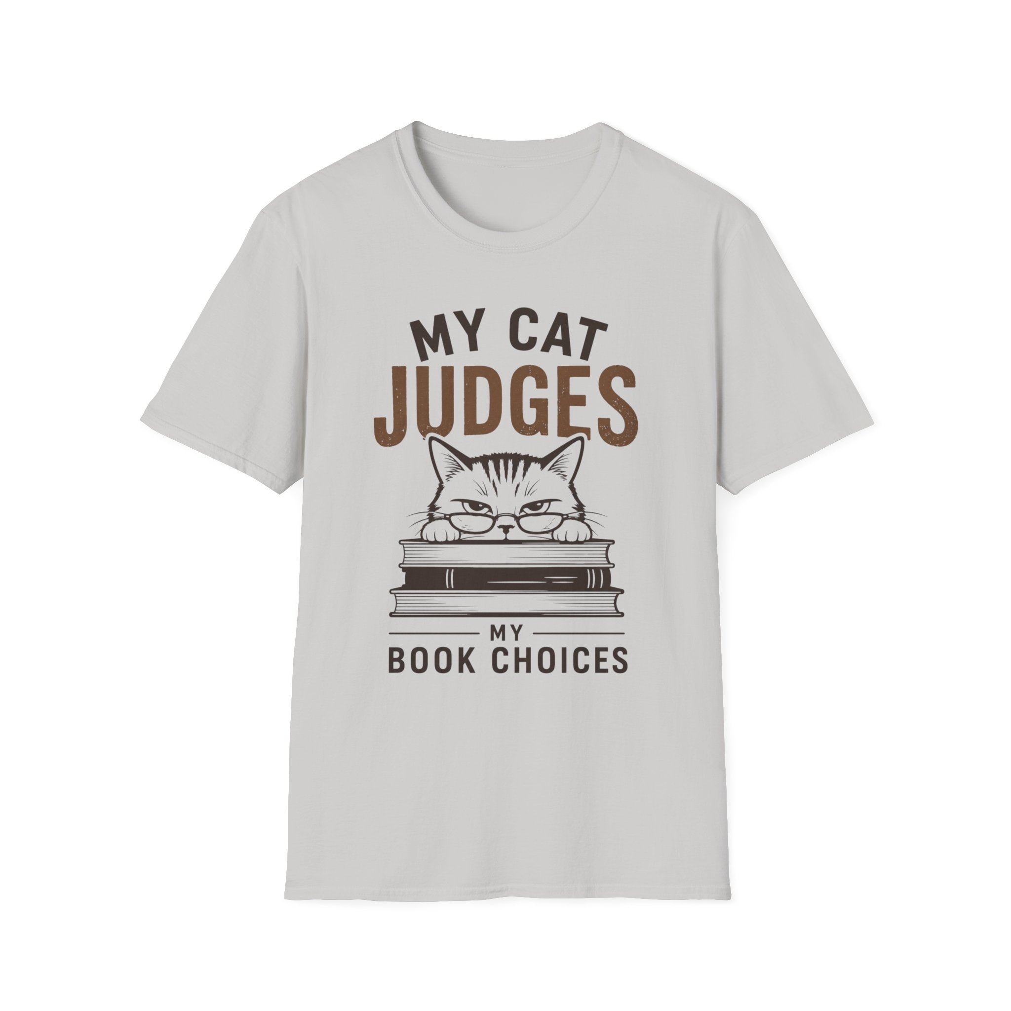 My Cat Judges My Book Choices T-Shirt