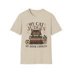 My Cat Judges My Book Choices T-Shirt