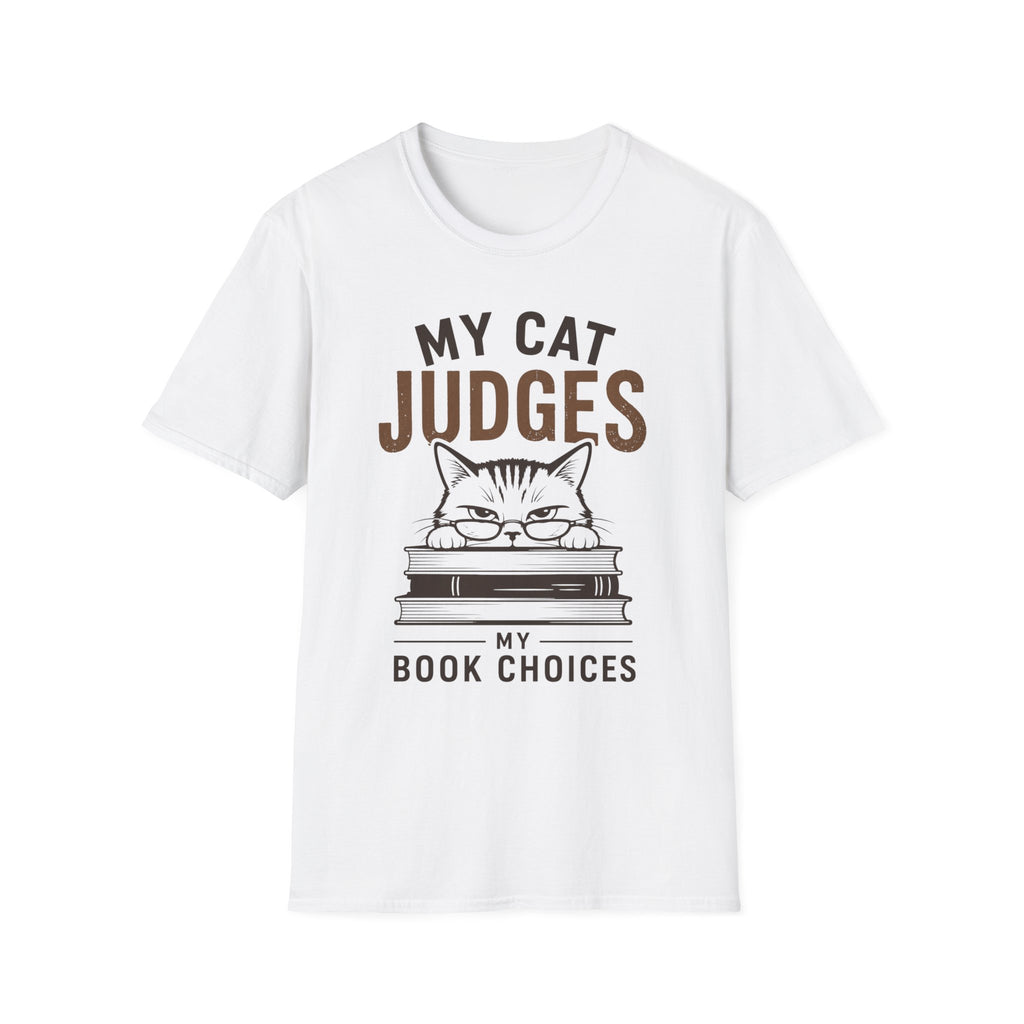 My Cat Judges My Book Choices T-Shirt