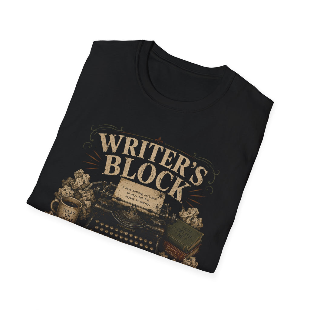 Writer's Block Built Character T-Shirt