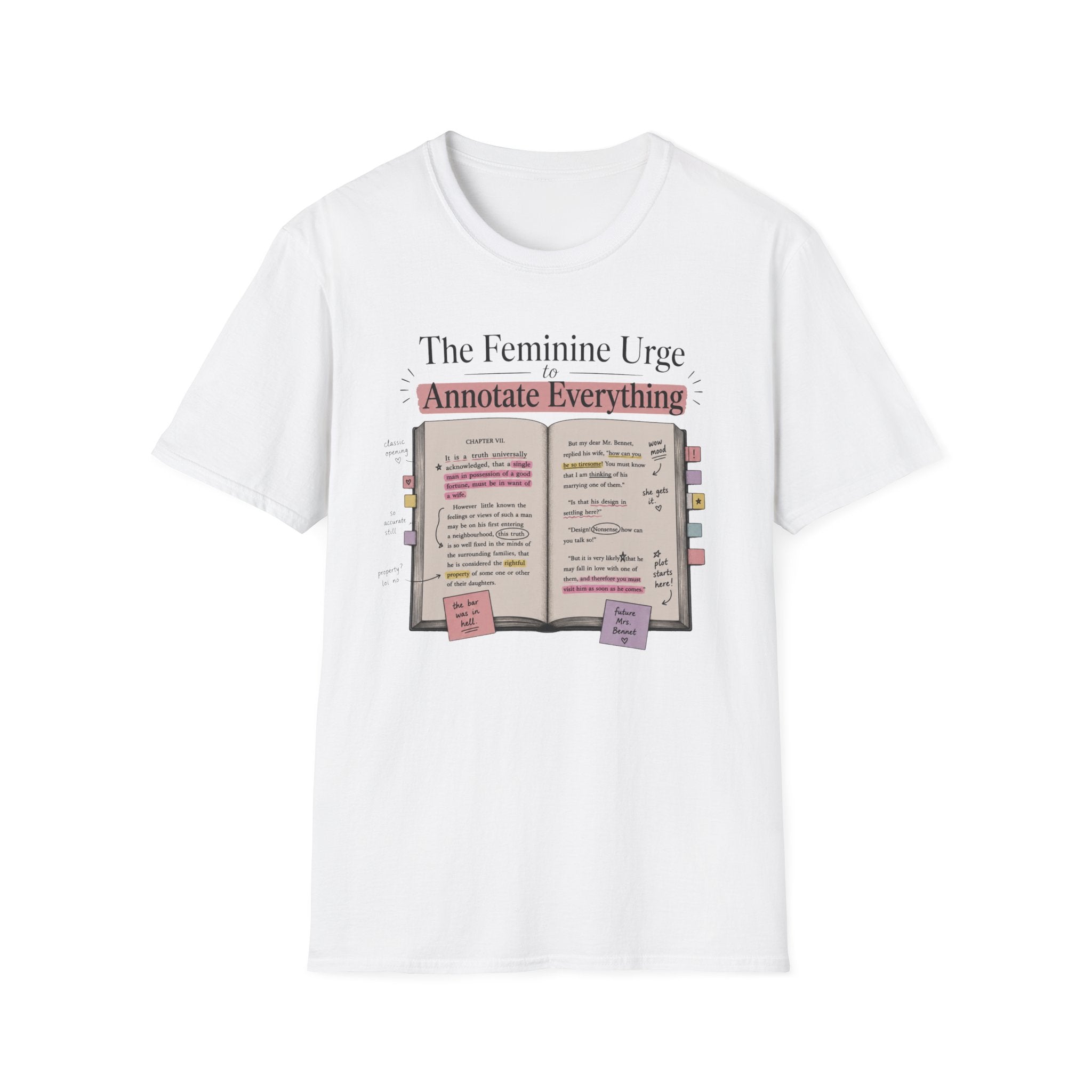 The Feminine Urge to Annotate Everything T-Shirt