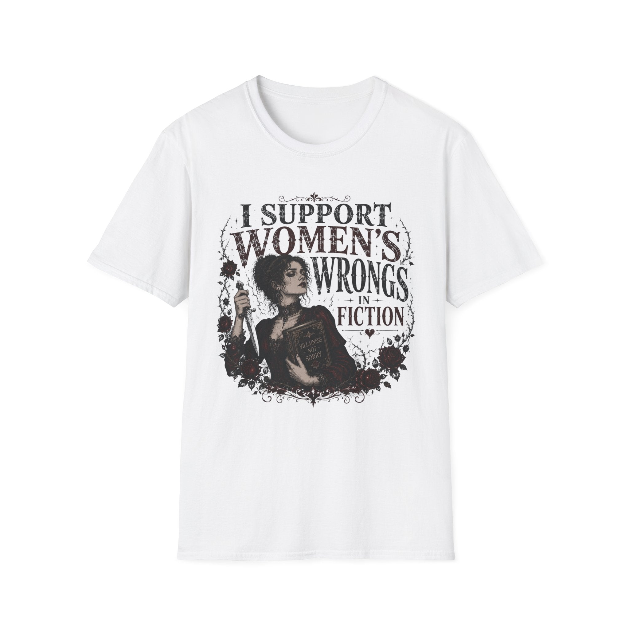 I Support Women's Wrongs in Fiction T-Shirt