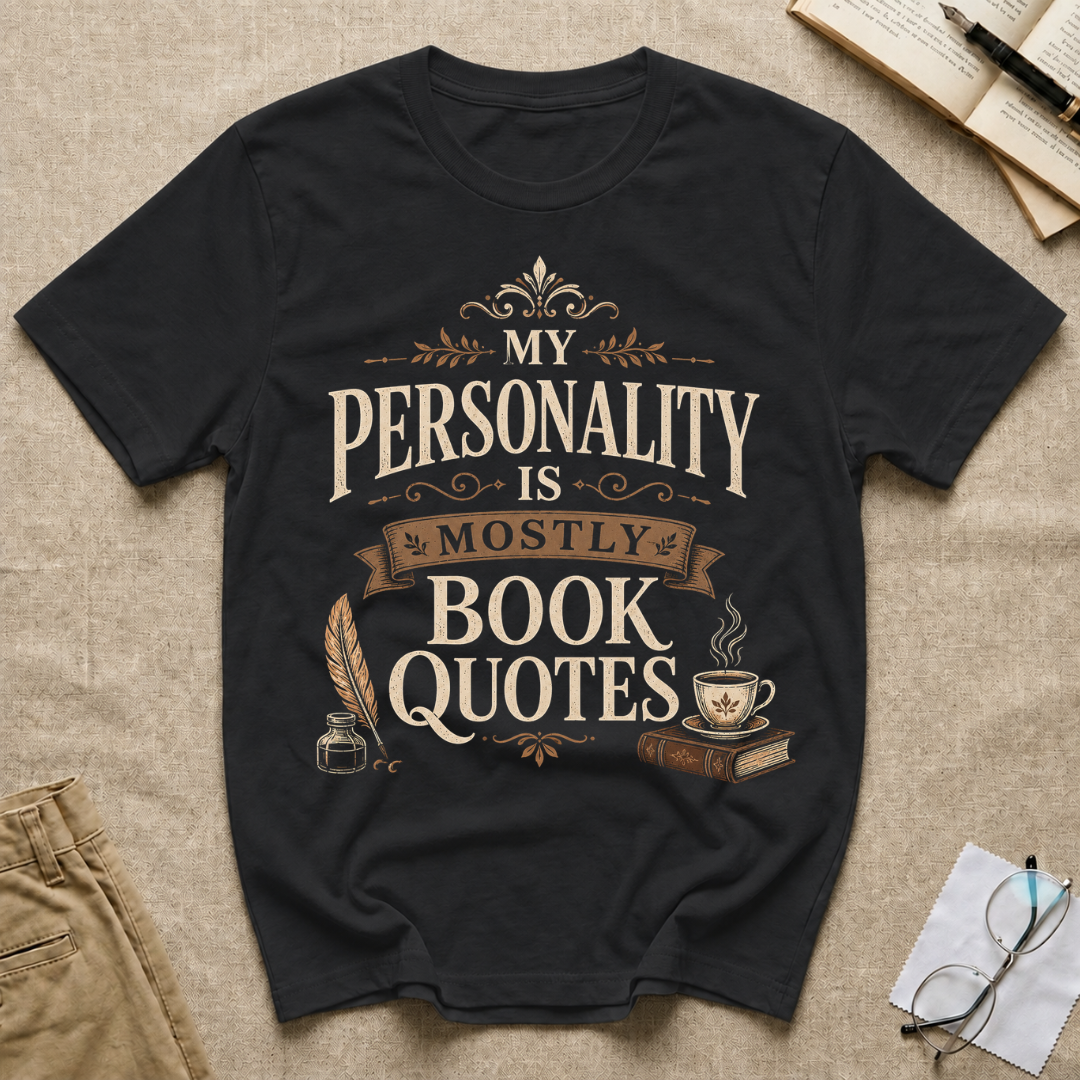 My Personality is Mostly Book Quotes T-Shirt