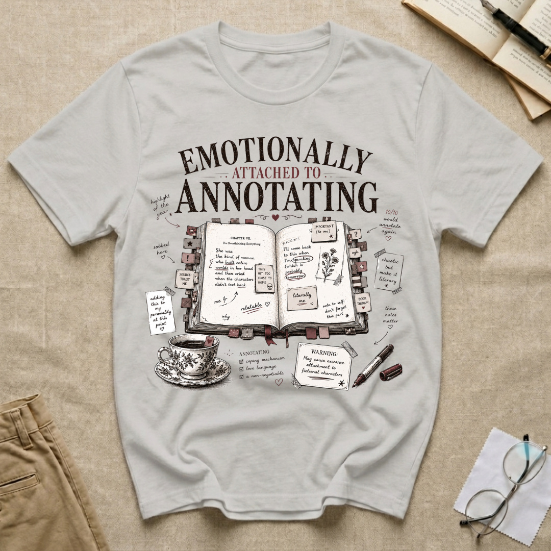 Emotionally Attached to Annotating T-Shirt