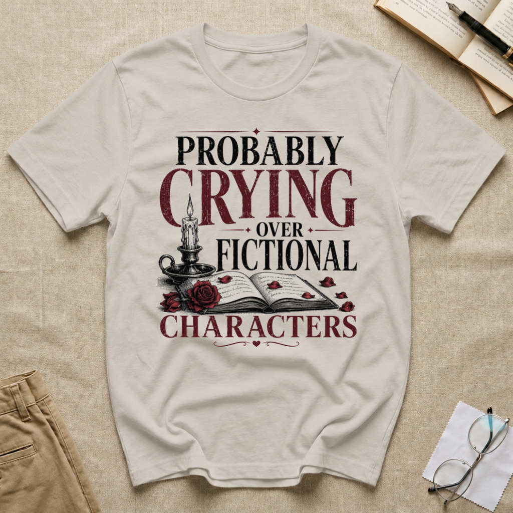 Probably Crying Over Fictional Characters T-Shirt