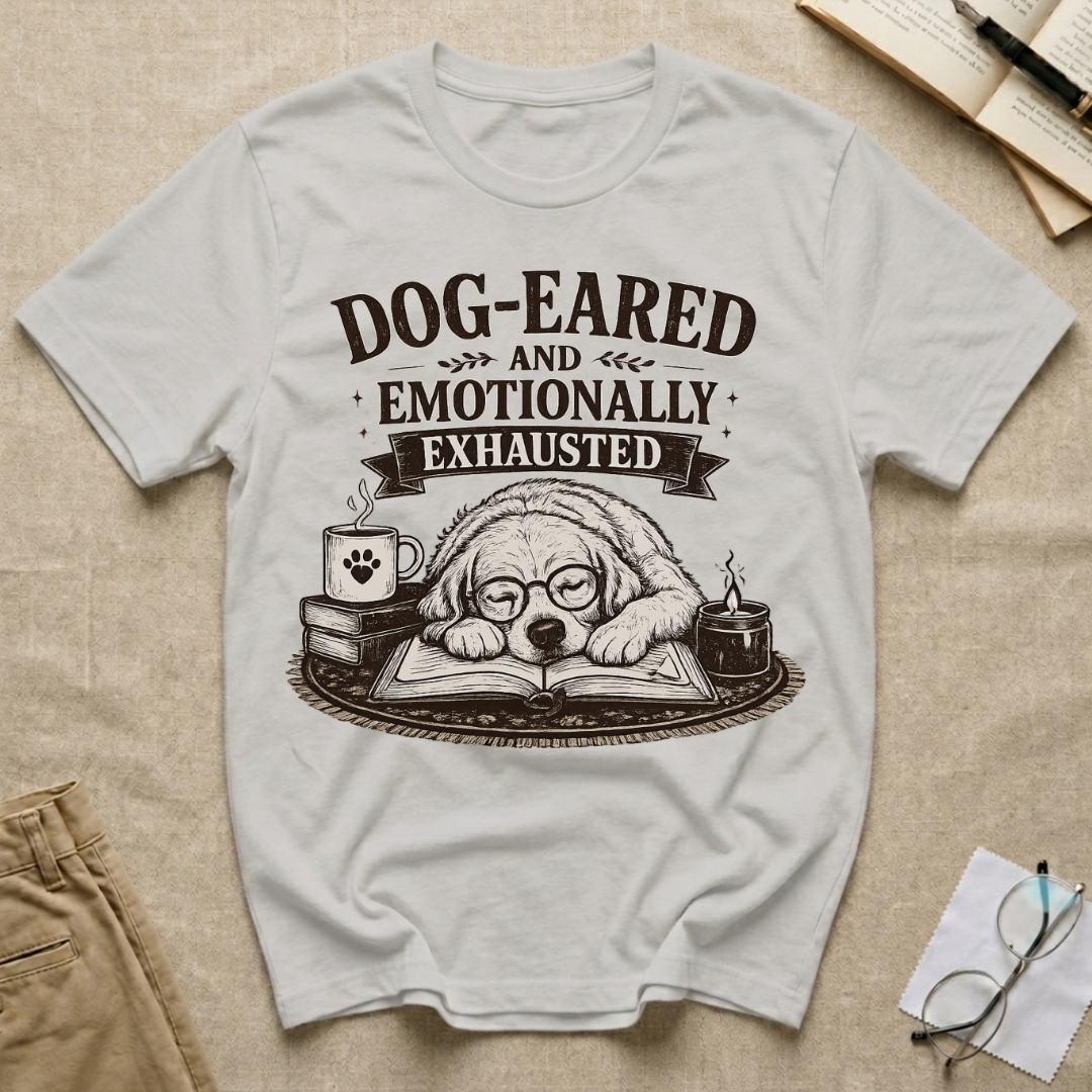 Dog-Eared and Emotionally Exhausted T-Shirt