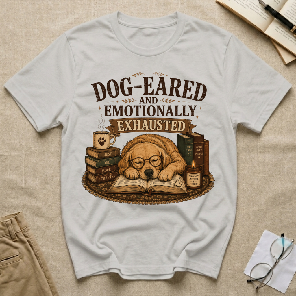 Dog-Eared and Emotionally Exhausted T-Shirt