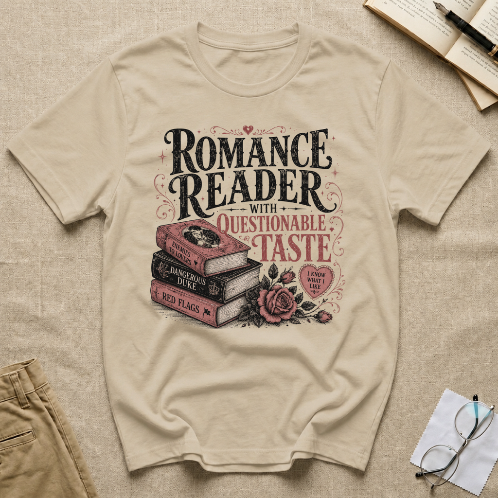 Romance Reader With Questionable Taste T-Shirt