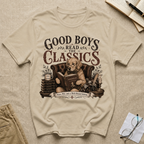 Good Boys Read the Classics Golden Retriever T-Shirt