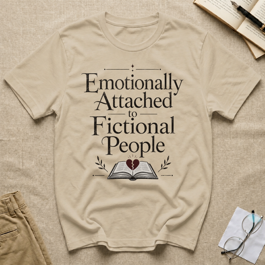 Emotionally Attached to Fictional People T-Shirt