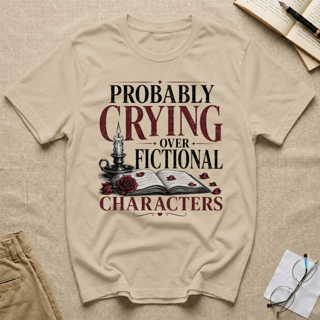 Probably Crying Over Fictional Characters T-Shirt