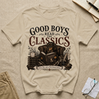 Good Boys Read the Classics Dachshund T-Shirt