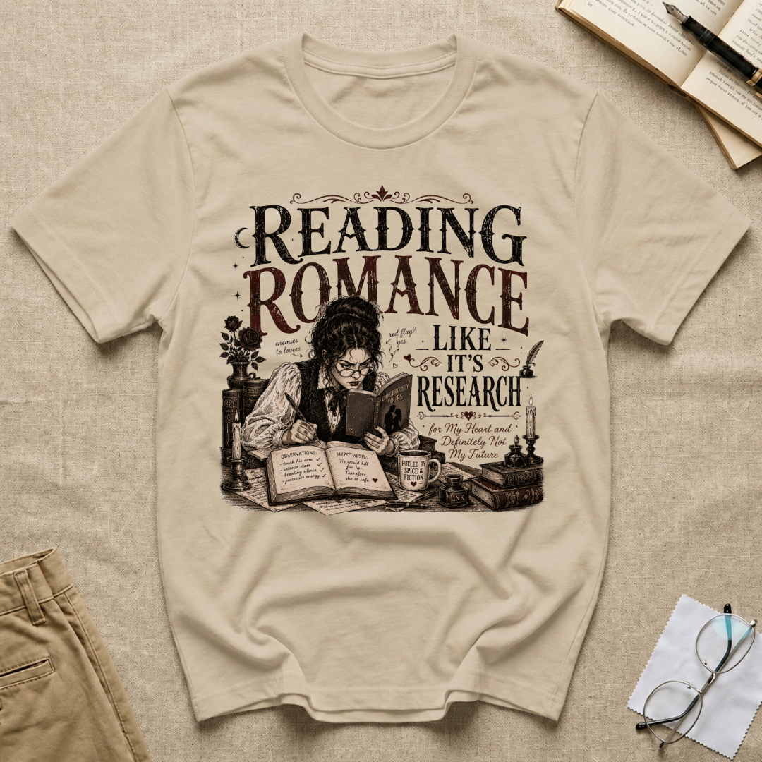 Reading Romance Like It's Research T-Shirt