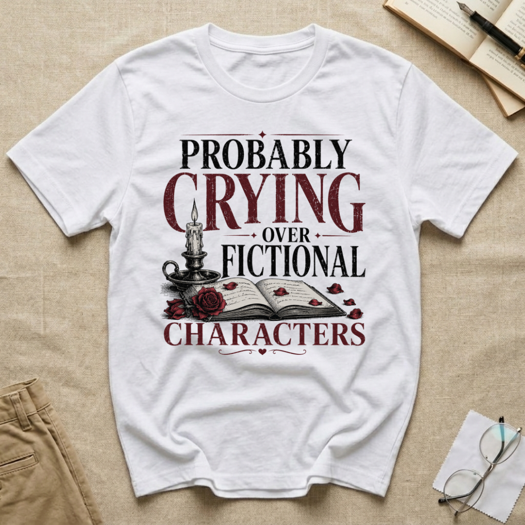 Probably Crying Over Fictional Characters T-Shirt