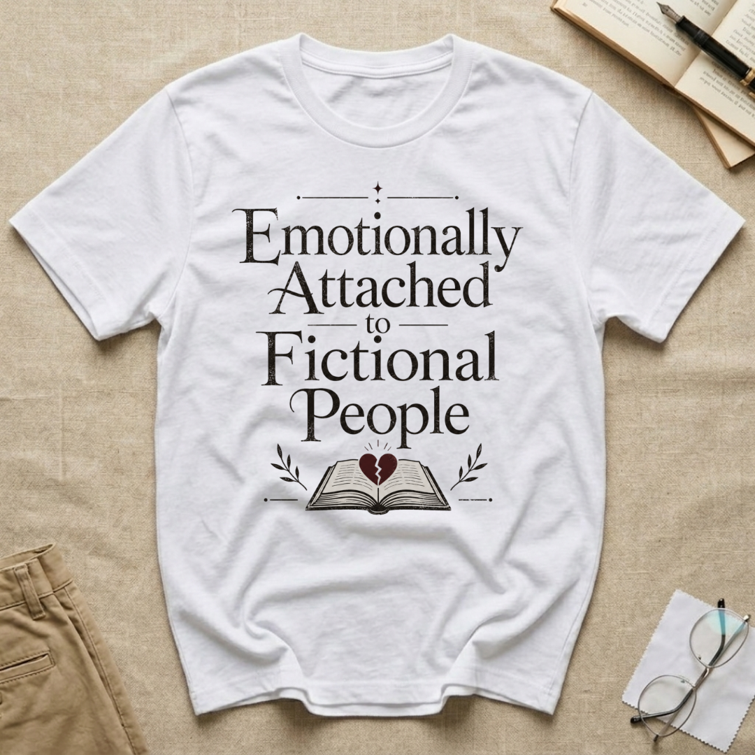 Emotionally Attached to Fictional People T-Shirt