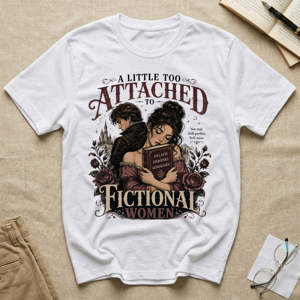 A Little Too Attached to Fictional Women T-Shirt