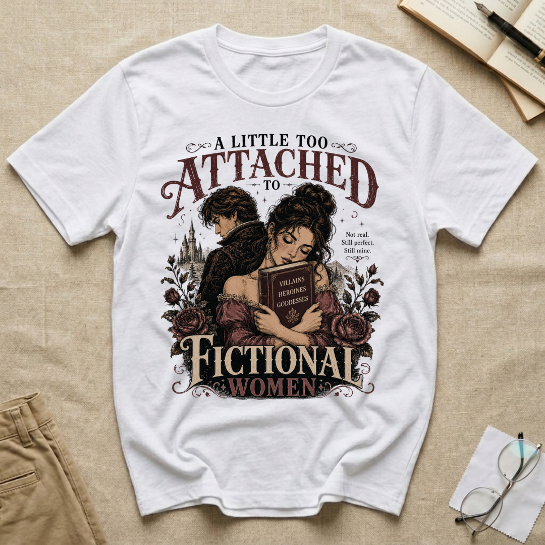 A Little Too Attached to Fictional Women T-Shirt
